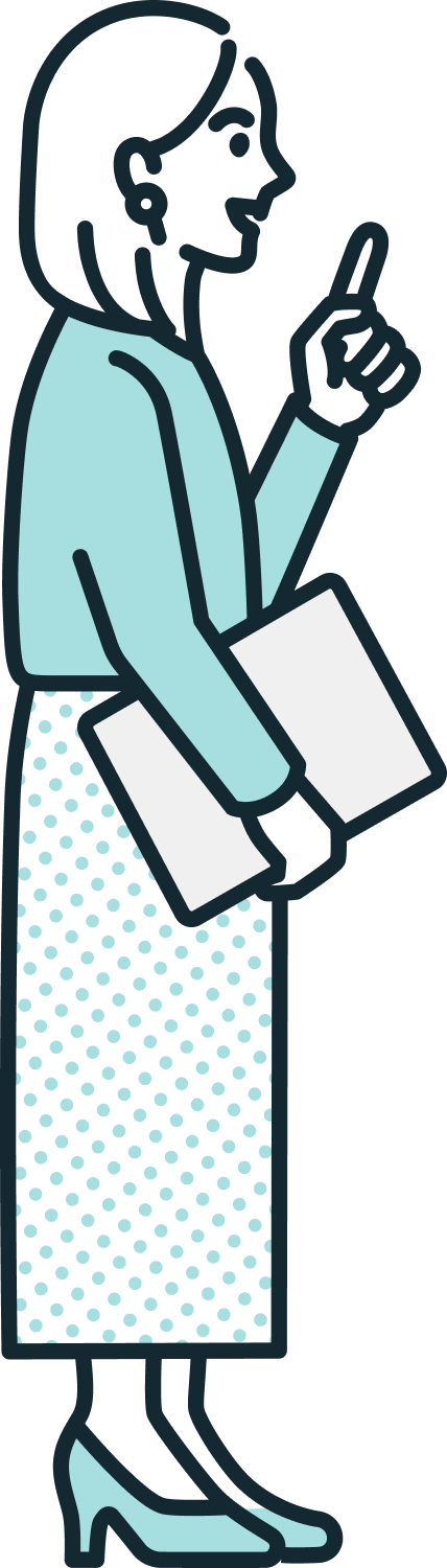 女性のイラスト